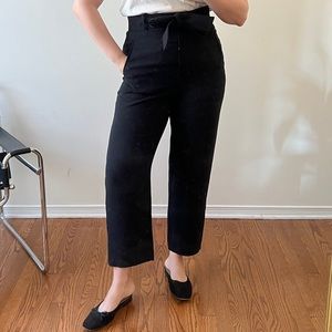 Wilfred Tie-Front Pant (Black)